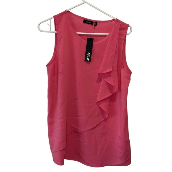 Apt. 9 Tops - NWT Apt. 9 Sleeveless Ruffle Front Blouse – Size M